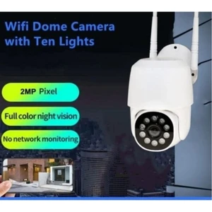 360° Wifi Ip Güvenlik Kamera Gece Görüşlü Sensörlü Harekete Duyarlı 1080P Ip Dış Kamera