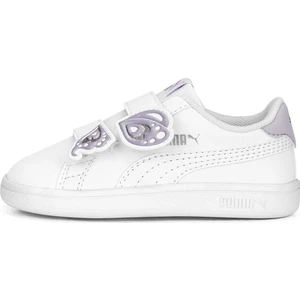 Beyaz Bebek Yürüyüş Ayakkabısı 38846204 Puma Smash V2 Bfly V Inf P