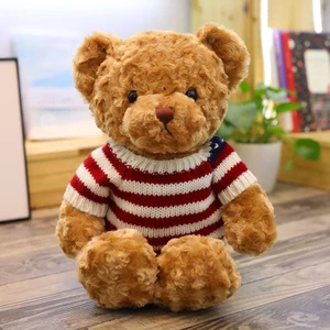 30 cm Hayvan Teddy Bear Doll Peluş Yama Ayı Peluş Oyuncak Çocuk Doğum Günü Noel Hediyesi L (Yurt Dışından)