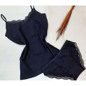 Hepsine Rakip Kadın Ip Askılı Dantel Detaylı Atlet Bikini Takım Pamuklı Esnek