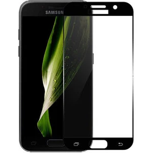 Samsung Galaxy A7 2017 ile Uyumlu Şeffaf Ekranı Tam Kaplayan 5d Cam Kırılmaz Cam Ekran Koruyucu