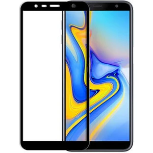 Samsung Galaxy J4 Plus ile Uyumlu Şeffaf Ekranı Tam Kaplayan 5d Cam Kırılmaz Cam Ekran Koruyucu