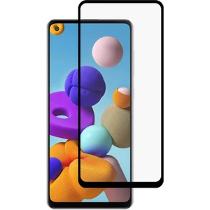 Samsung Galaxy A21S ile Uyumlu Şeffaf Ekranı Tam Kaplayan 5d Cam Kırılmaz Cam Ekran Koruyucu