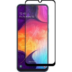 Samsung Galaxy A30S ile Uyumlu Şeffaf Ekranı Tam Kaplayan 5d Cam Kırılmaz Cam Ekran Koruyucu