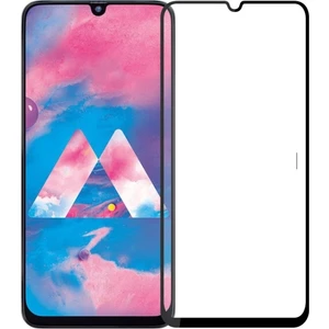 Samsung Galaxy M30S ile Uyumlu Şeffaf Ekranı Tam Kaplayan 5d Cam Kırılmaz Cam Ekran Koruyucu
