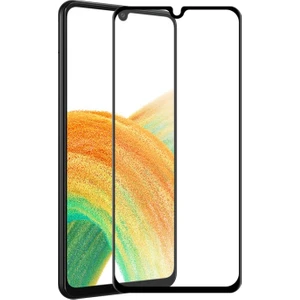 Samsung Galaxy A33 5g ile Uyumlu Şeffaf Ekranı Tam Kaplayan 5d Cam Kırılmaz Cam Ekran Koruyucu