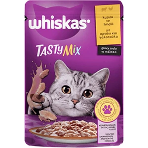 Tastymix Sos Içinde Kuzulu ve Hindili Yetişkin Kedi  Pouch 85 gr