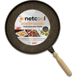Cazip Alışveriş Netcool Derin Döküm Granit Gözleme Tavası 36 cm