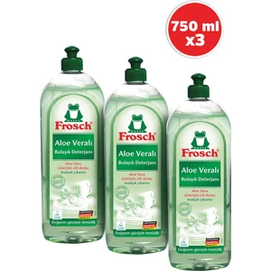 Aloe Veralı Bulaşık Deterjanı 750 ml 3'lü