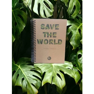 Kraft Spiralli Defter 16X22 120 Yaprak (Çizgili-Kareli)