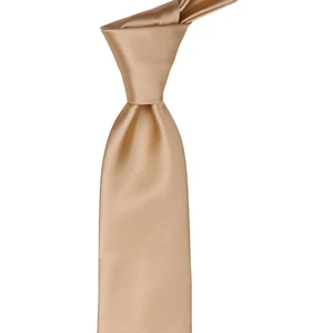 La Pescara Mendilli Düz Saten Gold Kravat 1119