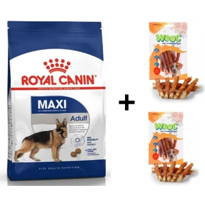 Royal Canin Maxi Adult Köpek Maması 15 kg + 2 Adet Wooc Ödül 80 gr