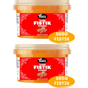 %100 Saf Şeker Ilavesiz Fıstık Ezmesi 1000 G ( 500 G x 2 Adet )