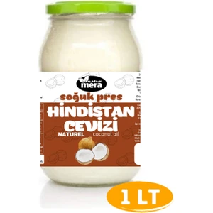 Saf Soğuk Pres Hindistan Cevizi Yağı 1 Lt