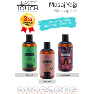 Last Touch Masaj Yağı Aromaterapi 3'Lü Seri ( Egzotik - Afrodizyak - Duyusal )