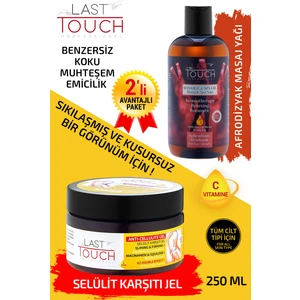 Last Touch 2'li Paket Anti Selülit Jel ve Aromaterapi Masaj Yağı Afrodizyak 250 ml