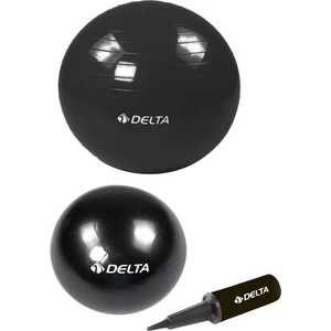 65 cm Pilates Topu 25 cm Mini Denge Topu ve Pompası Seti