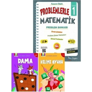 Üçgen Yayıncılık 1. Sınıf Problemlerle Matematik Problem Bankası + Öykü 2 Kitap