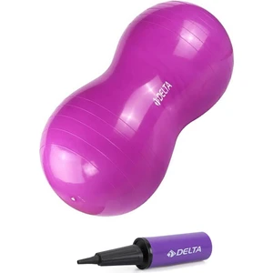 Fıstık Şekilli Mor Pilates Topu + Pilates Topu Pompası