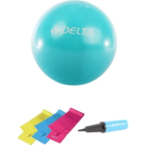 55 cm Pilates Topu 3'lü Pilates Bandı Egzersiz Direnç Lastiği Pilates Topu Pompası 5'li Set