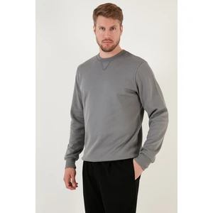 Pamuklu Regular Fit Bisiklet Yaka Sweat Erkek Sweat 5905453
