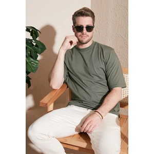 Pamuklu Oversize Bisiklet Yaka Basic T Shirt Erkek T Shirt 5902365