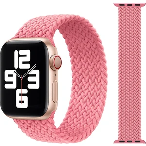 Cool Cold Apple Watch 38/40/41 mm Seri 10-42mm 1 2 3 4 5 6 Se 7 8 9 Uyumlu Esnek Örgü Kordon