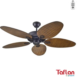 Taflan T52047 Hasır Görünümlü Uzaktan Kumandalı Tavan Vantilatörü
