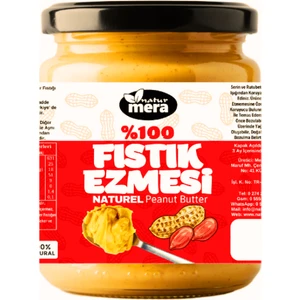 %100 Saf Şeker Ilavesiz Fıstık Ezmesi 335gr