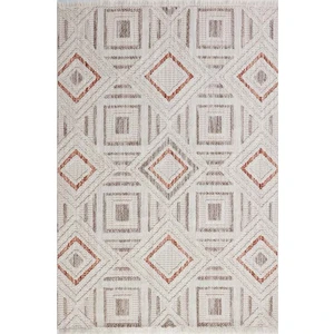 Deco Point 15763 Geometrik Antitoz Kiremit Halı