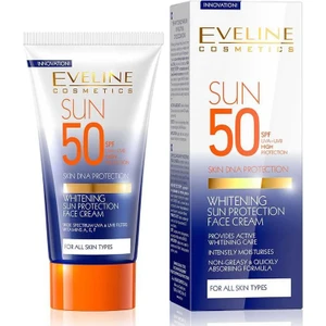 Tüm Ciltler Için Beyazlatıcı Güneş Koruyucu Yüz Kremi SPF50 50ML Uva+Uvb