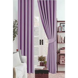 Lila Renk  Güneşlik Blackout  Karartma  Fon Perde Düz Dikim