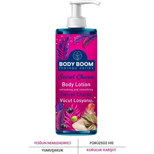 Body Boom Secret Charm Vücut Losyonu Yoğun Nemlendirici Etki 200 ML Tüm Cilt Tipleri İçin
