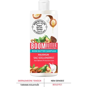 BOOM BUTTER 7 Yağ içeren Güçlendirici Saç Şampuanı 300 ML