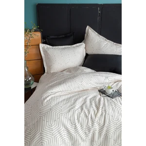 Issimo Home Strada White Çift Kişilik %100 Pamuk Saten Nevresim Takımı