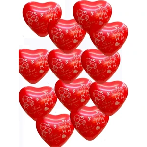 Seni Seviyorum Balon 10 Lu Kalp Balon