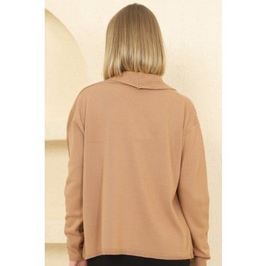 Vegenze Kadın Kamel Fitilli Ince Triko Hırka Fiyatı