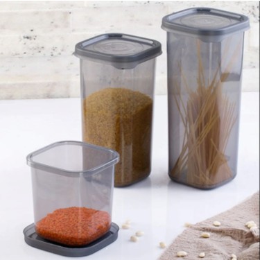 Evefix Üçlü Kuru Gıda Erzak Baharat Saklama Kabı Organizer Fiyatı