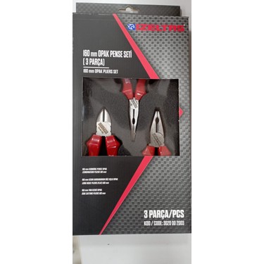 İzeltaş Opak Pense Seti 160MM (3 Parça) 3020002003 Fiyatı