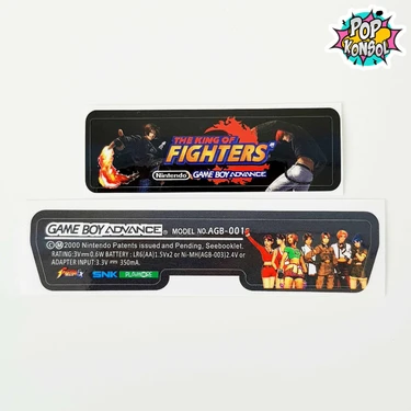 Pop Konsol Nintendo Gameboy Advance Arka Yapıştırma The King Of Fighters Gba Back Tag Sticker Model