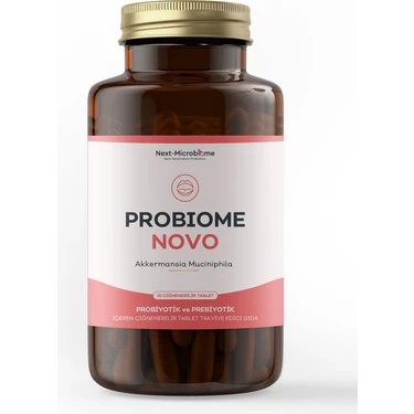 Next-Microbiome Probiome-Novo Akkermansia muciniphila Probiyotik içeren Çiğneme 30