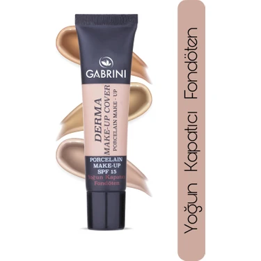 Gabrini Derma Make - Up Cover Foundation 104 - Doğal Kapama ve Uzun Süreli