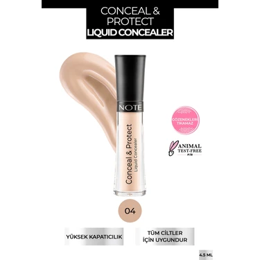 Conceal & Protect Concealer Likit Göz Altı Kapatıcısı - 04