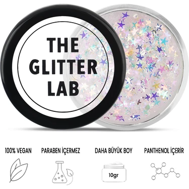 The Glitter Lab Jel Formlu Aydınlatıcı Parlak Glitter - Cuter Than A June Bug 10