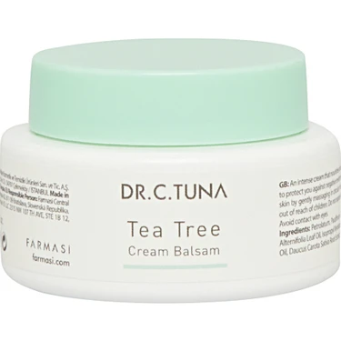 Farmasi Dr. C. Tuna Çay Ağacı Yağı Balsam 80 ml Tüm Cilt Tipleri için Derinlemesine