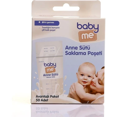 Baby Me Süt Saklama Poşeti 50