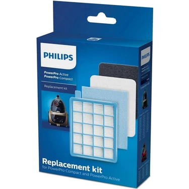 Vhbw Set Di Filtri Compatibile Con Philips PowerPro Active Fc8637 Fc8644 Aspirapolvere 8x Filtro 88702950