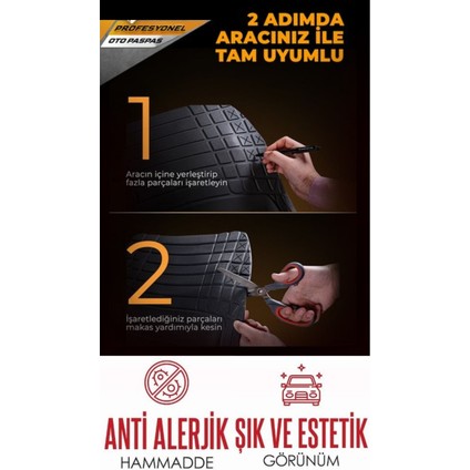 Honda Jazz 2023 Model Pro x 4d Havuzlu Siyah Paspas indirimleri