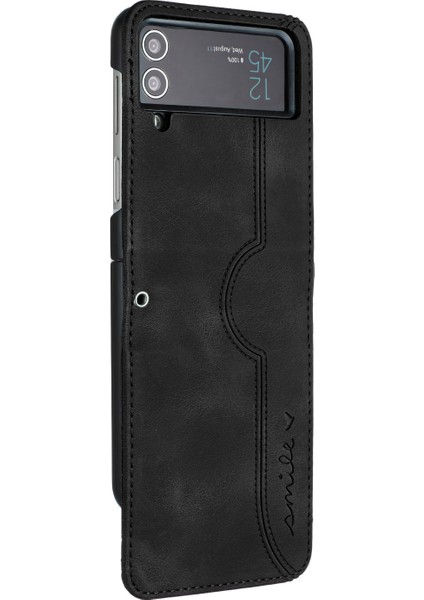 Samsung Galaxy Z Flip4 5g Deri Kapak, Basılı Desen Ince Uygun Koruyucu Telefon Kasası (Yurt Dışından) fiyatları