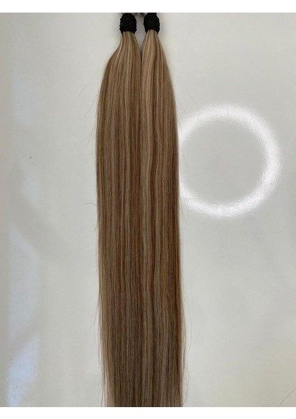 Röfleli Platin Karamel Tonu Geçişli 70 cm Mikro Kaynaktır. 150 Adet 0.6 Gram Toplamı 90 gr